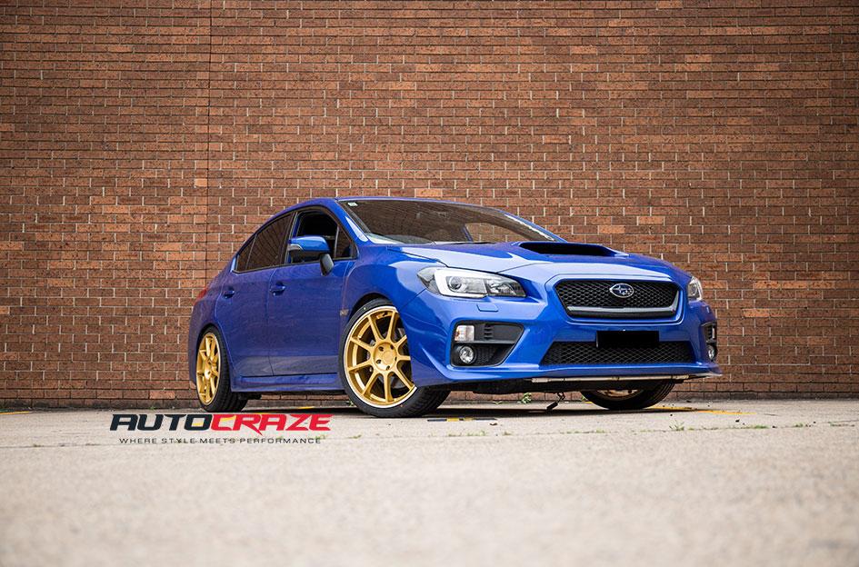 SUBARU WRX MR138 GOLD MACHINED LIP